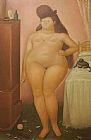 Fernando Botero Famous Paintings - Rosalba